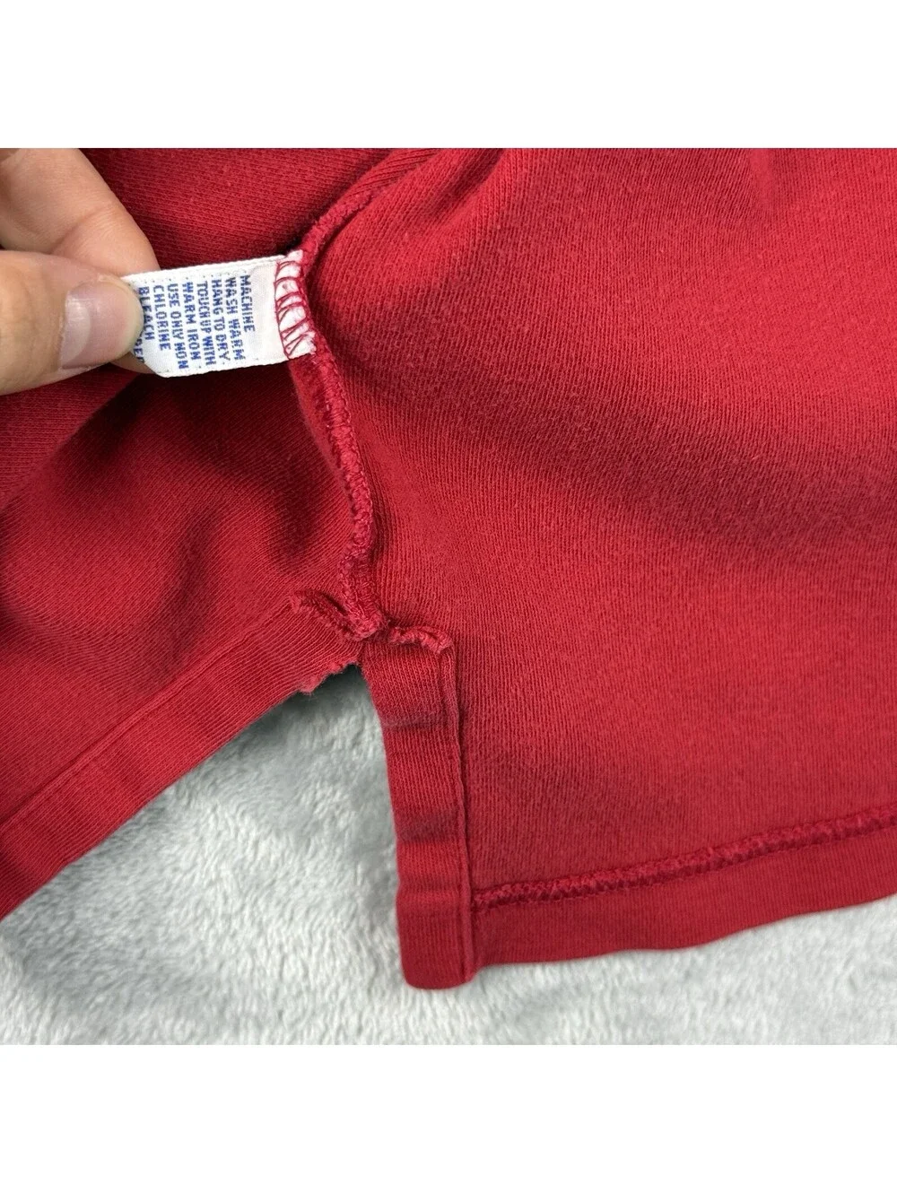 VTG Polo Ralph Lauren Men Polo Shirt Red Pony Size L Classic fit Business Casual